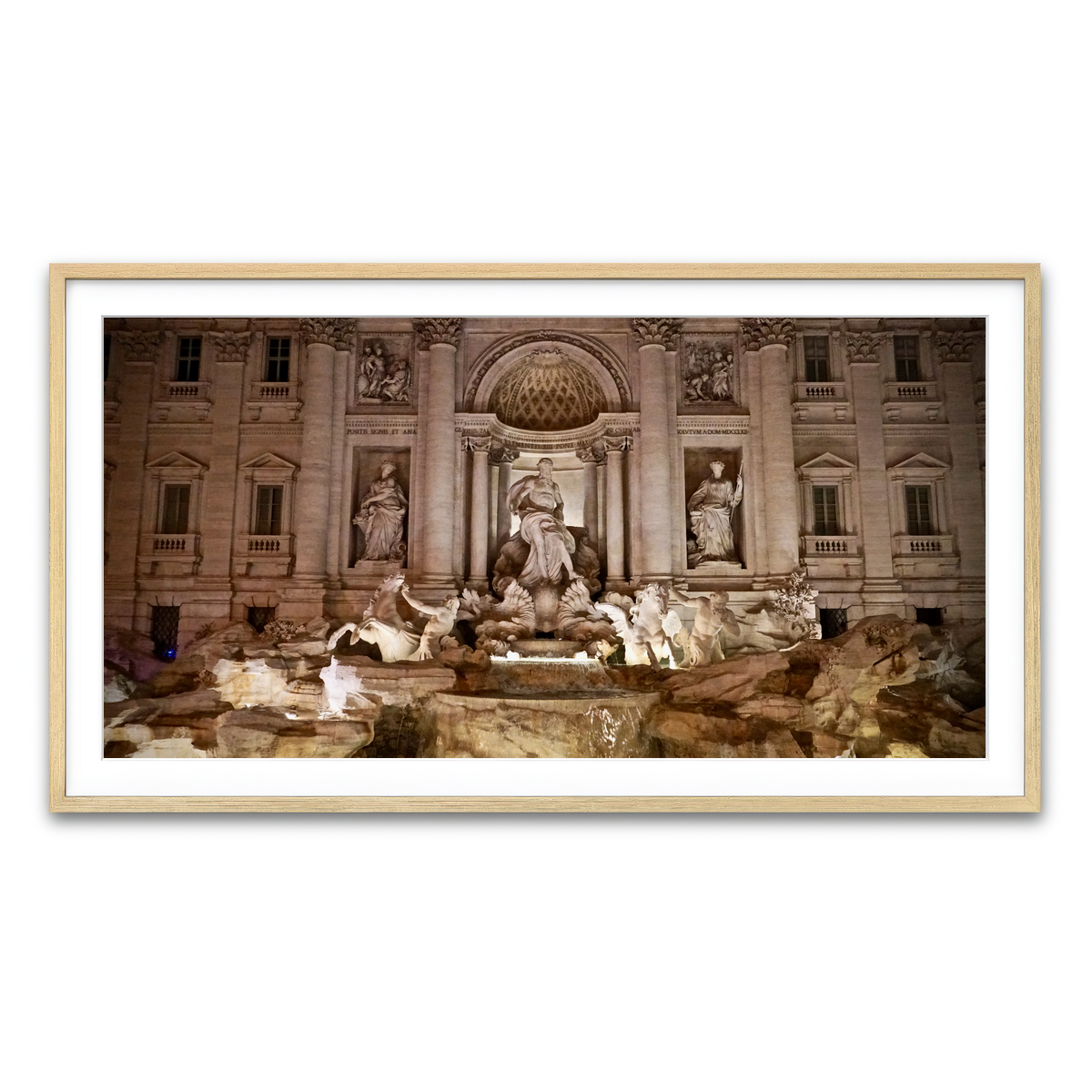 Framed Print 2x1 Natural