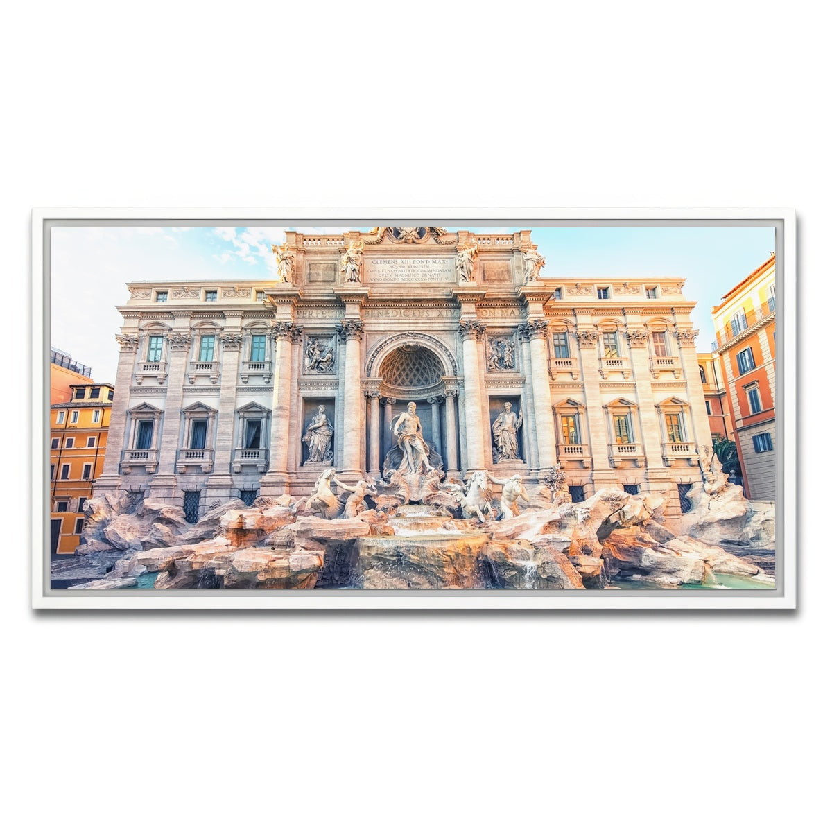 AUTO-MOCKUP WHITE | Trevi | 1 Piece | White Framed Canvas | group=2x1