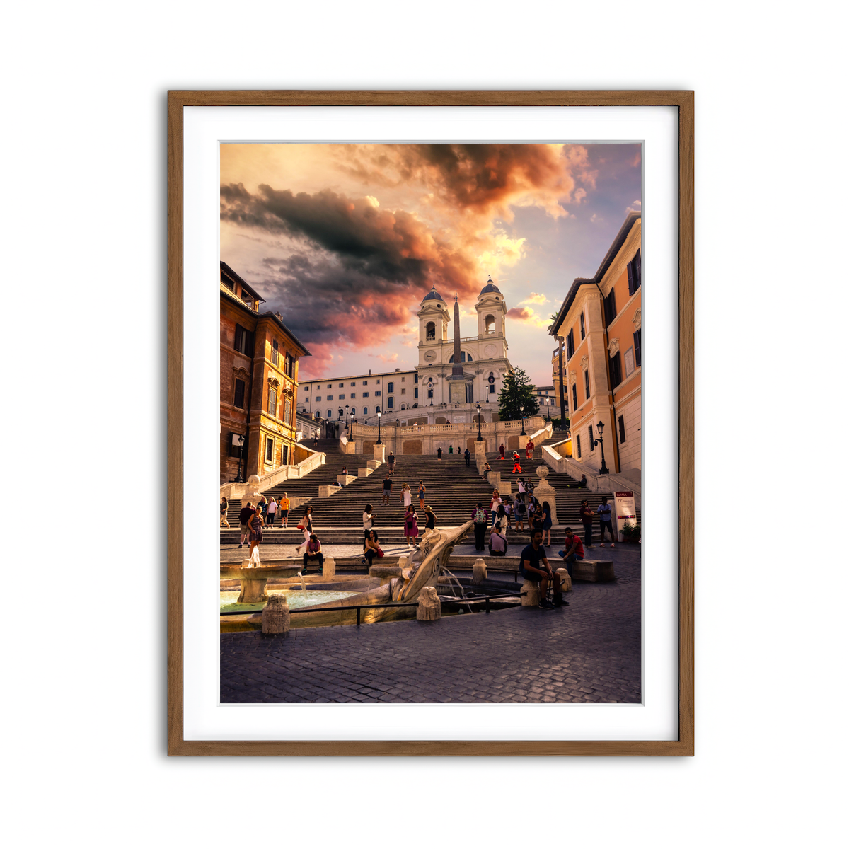 Framed Print 3x4 Walnut