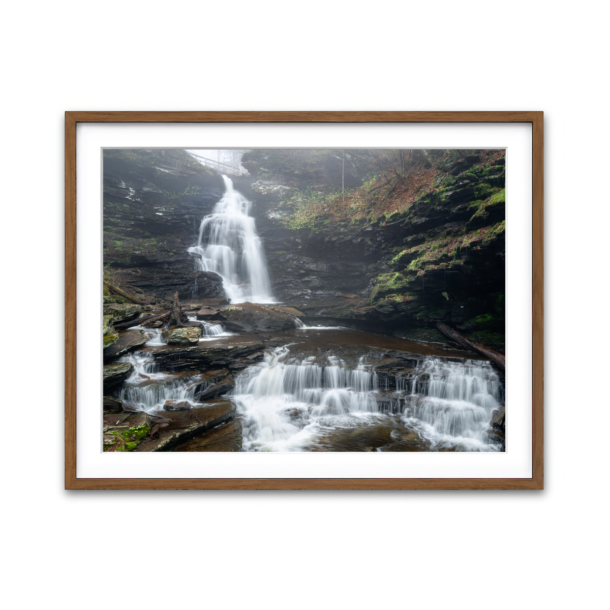 Framed Print 4x3 Walnut
