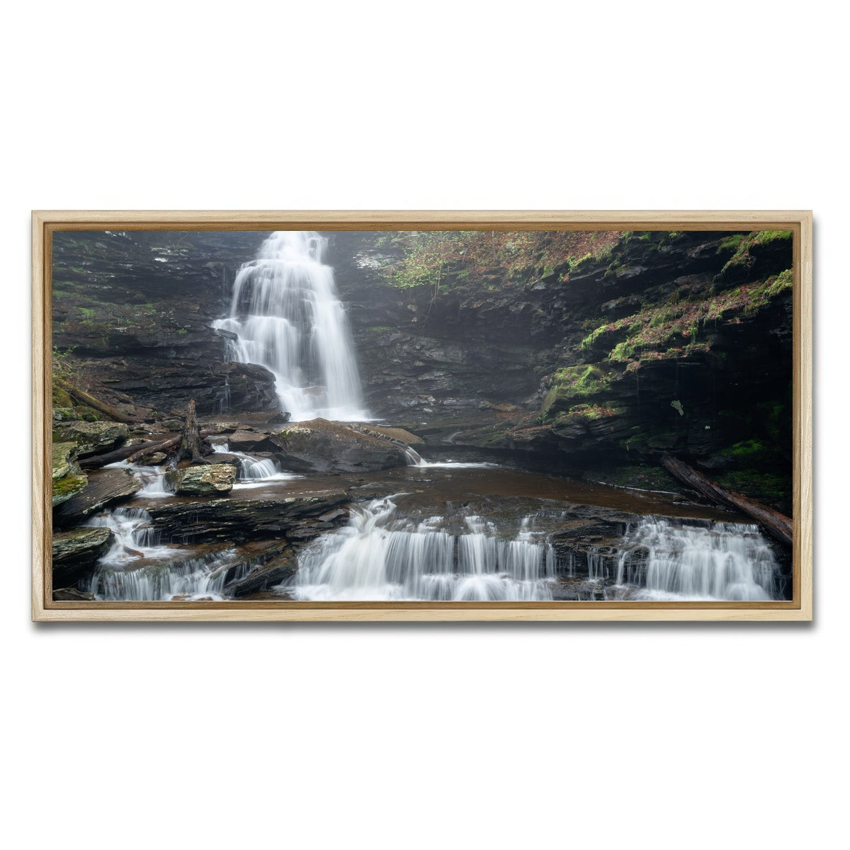 AUTO-MOCKUP WHITE | Triple Threat | 1 Piece | Natural Framed Canvas | group=2x1