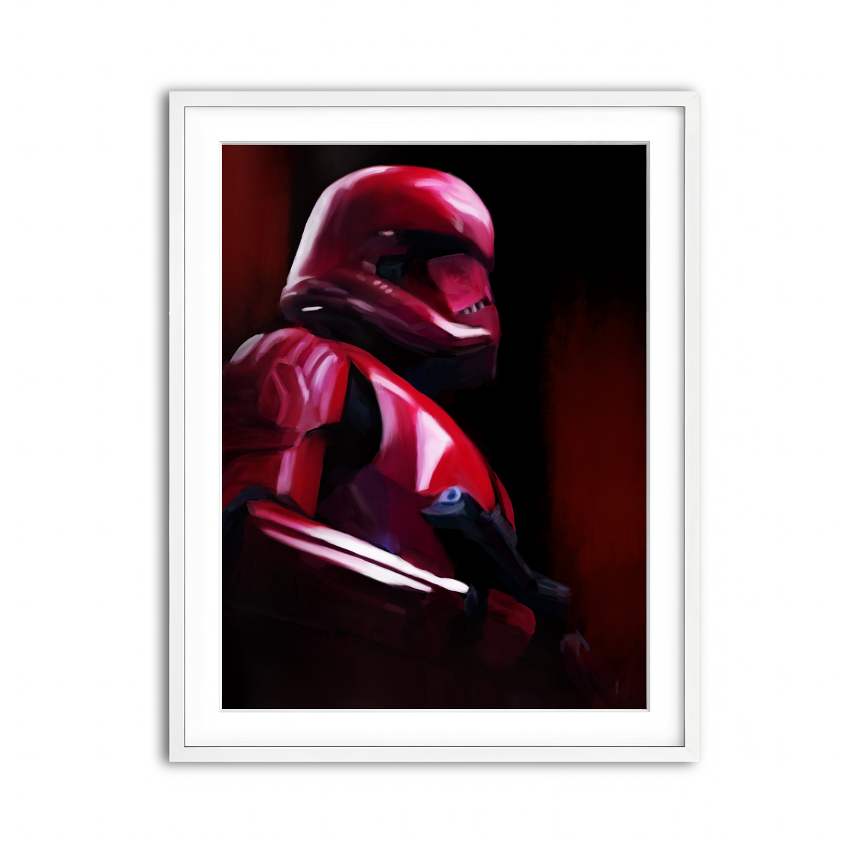 Framed Print 3x4 White