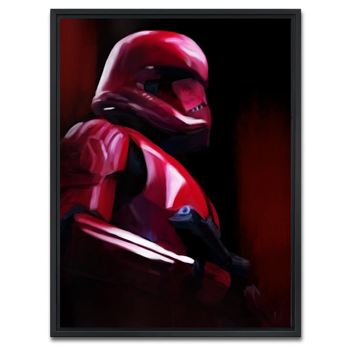 AUTO-MOCKUP WHITE | Trooper | 1 Piece | Black Framed Canvas | group=3x4