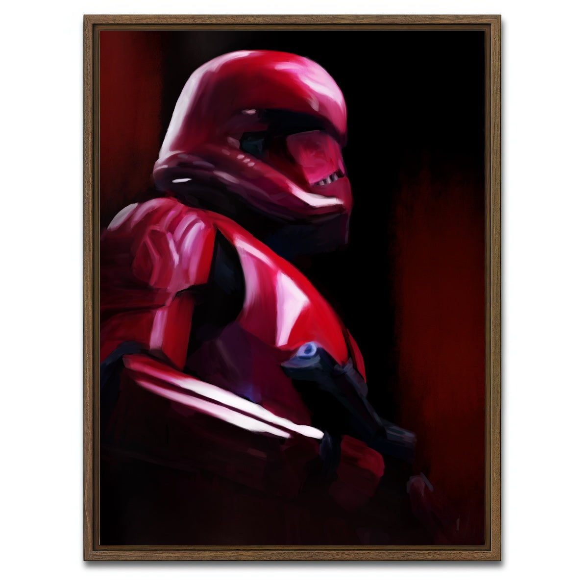 AUTO-MOCKUP WHITE | Trooper | 1 Piece | Walnut Framed Canvas | group=3x4