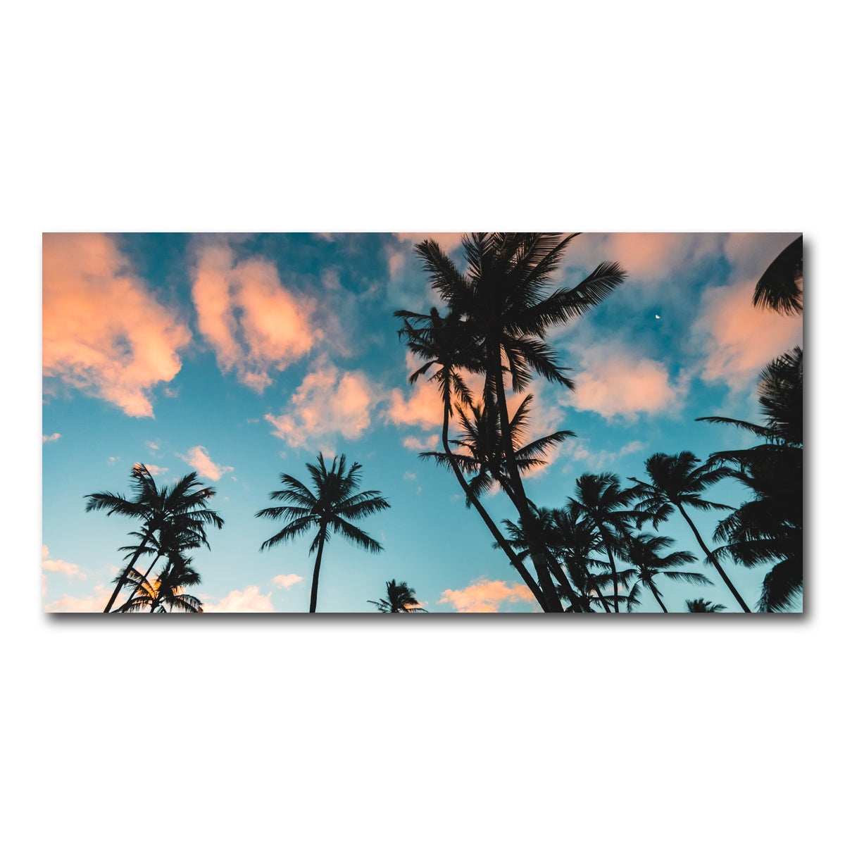 AUTO-MOCKUP WHITE | Tropical Sunrise | 1 Piece | Gallery Wrap Canvas | group=2x1
