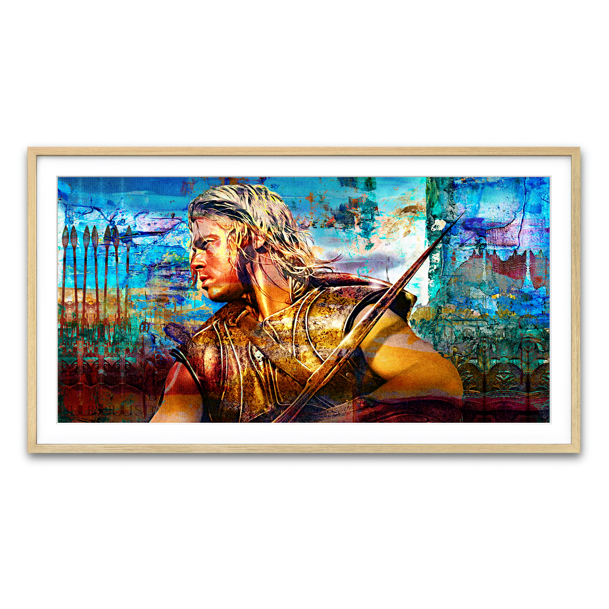 Framed Print 2x1 Natural