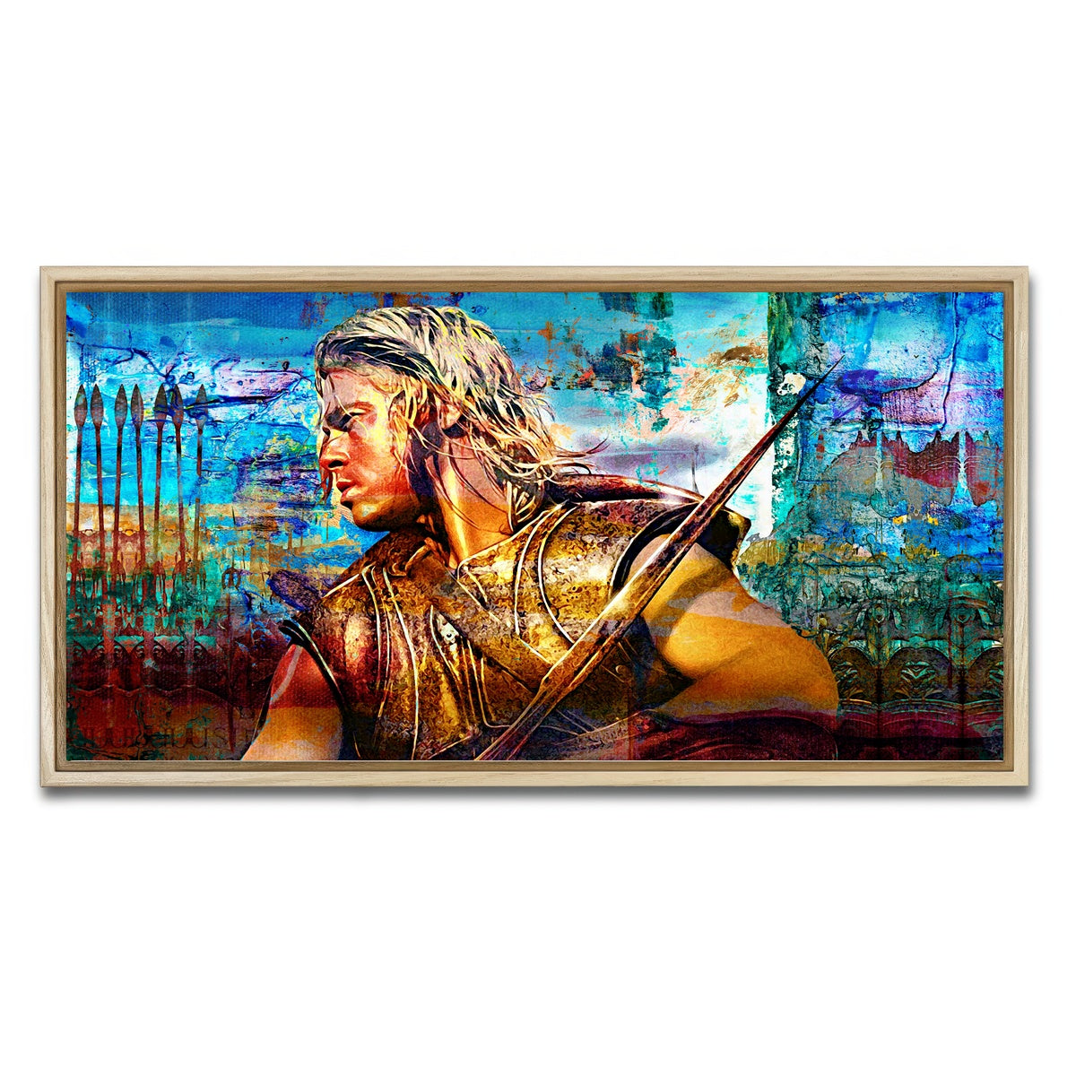 AUTO-MOCKUP WHITE | Troy | 1 Piece | Natural Framed Canvas | group=2x1