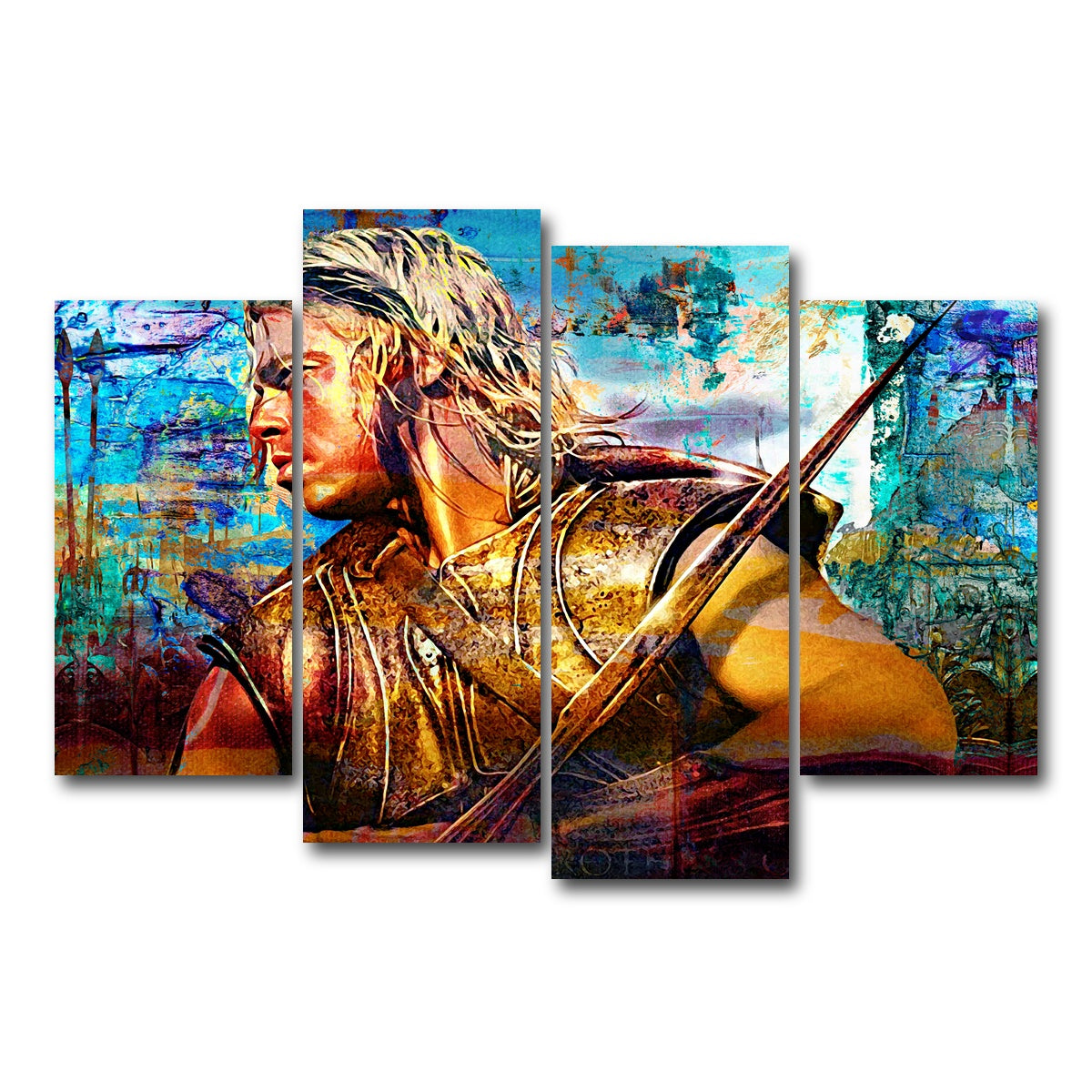 AUTO-MOCKUP WHITE | Troy | 4 Piece | Gallery Wrap Canvas | group=4_short