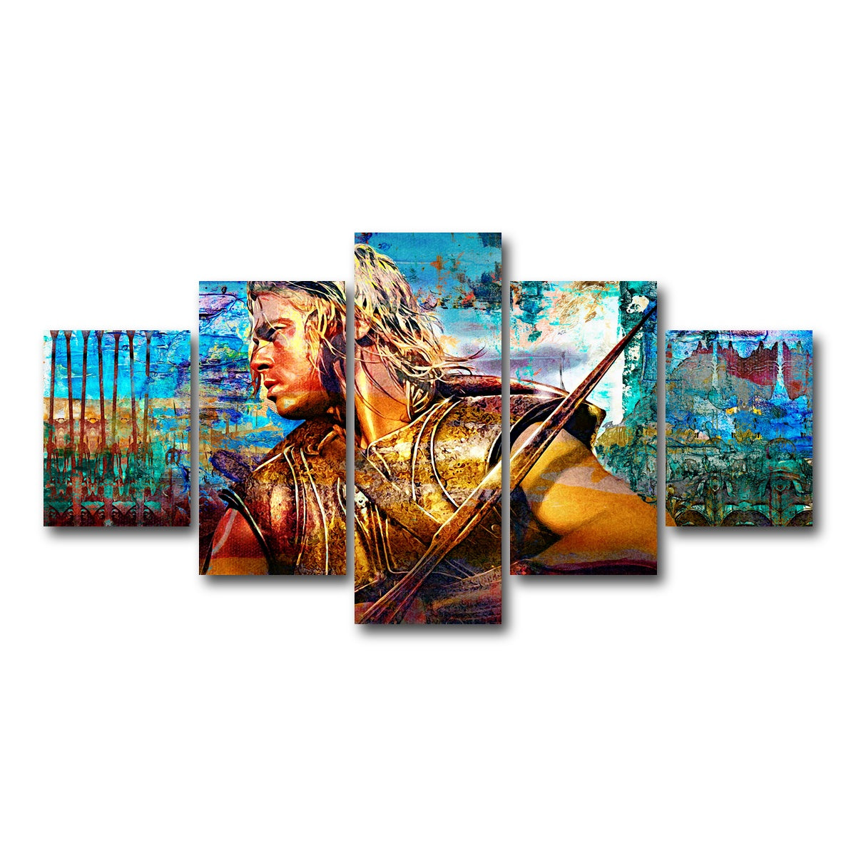 AUTO-MOCKUP WHITE | Troy | 5 Piece | Gallery Wrap Canvas | group=5_short