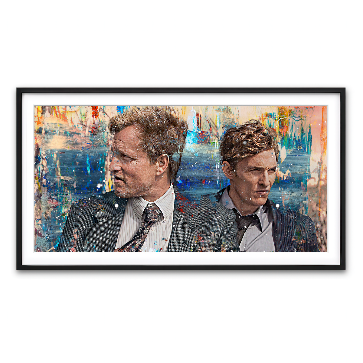 Framed Print 2x1 Black