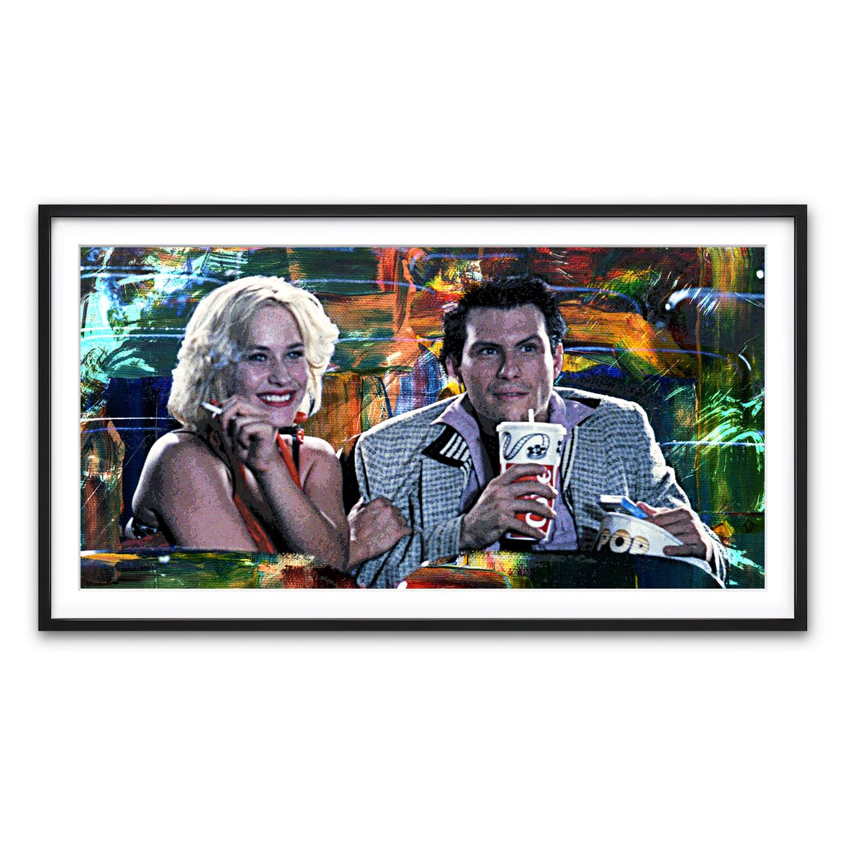 Framed Print 2x1 Black