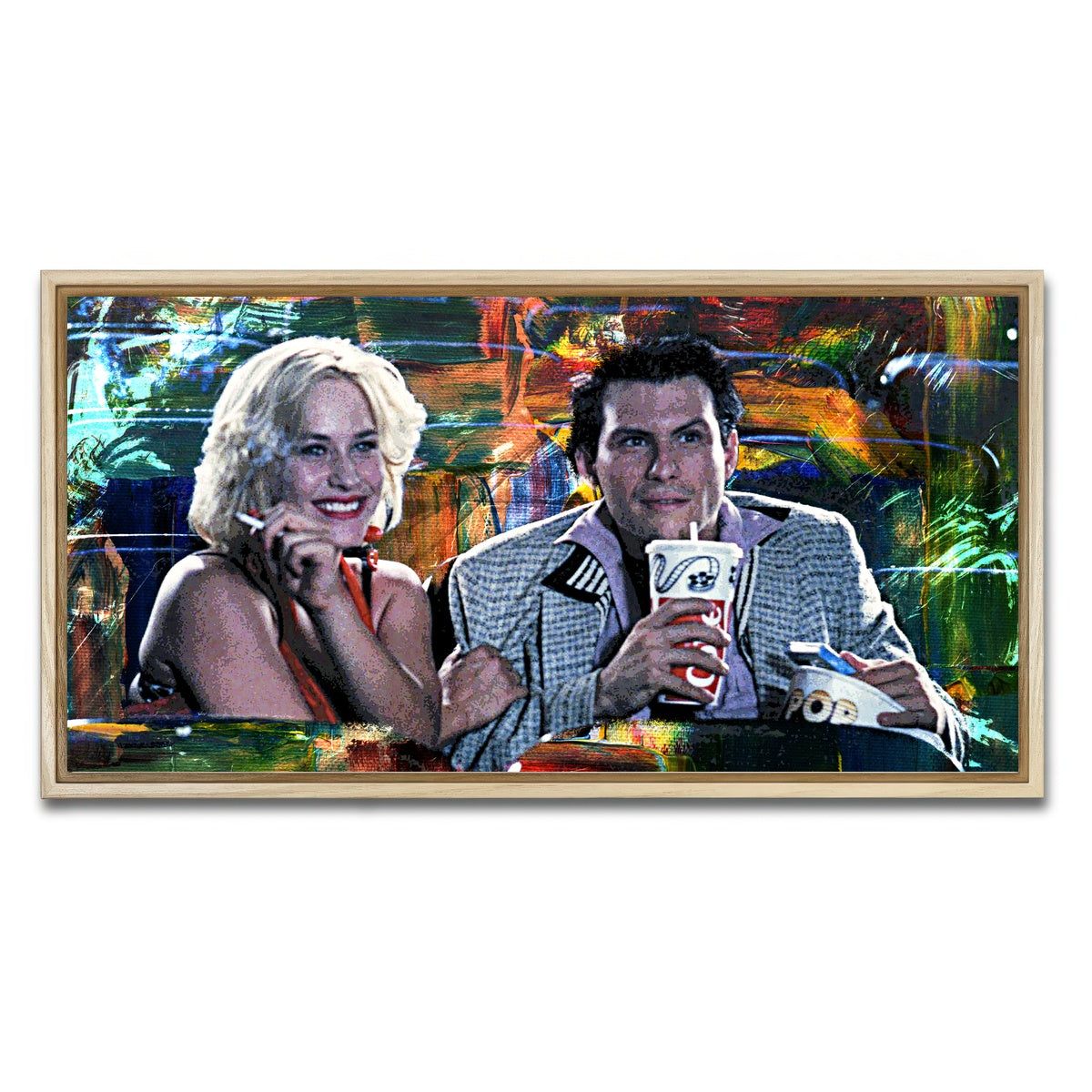 AUTO-MOCKUP WHITE | True Romance | 1 Piece | Natural Framed Canvas | group=2x1