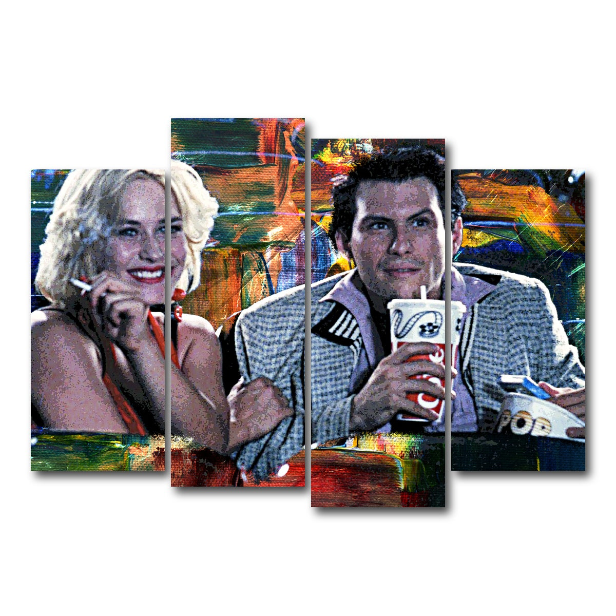 AUTO-MOCKUP WHITE | True Romance | 4 Piece | Gallery Wrap Canvas | group=4_normal