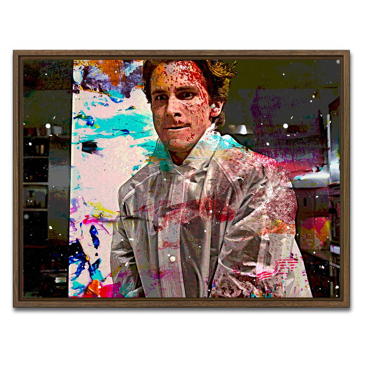 AUTO-MOCKUP WHITE | Try Getting a Reservation at Dorsia Now | 1 Piece | Walnut Framed Canvas | group=4x3