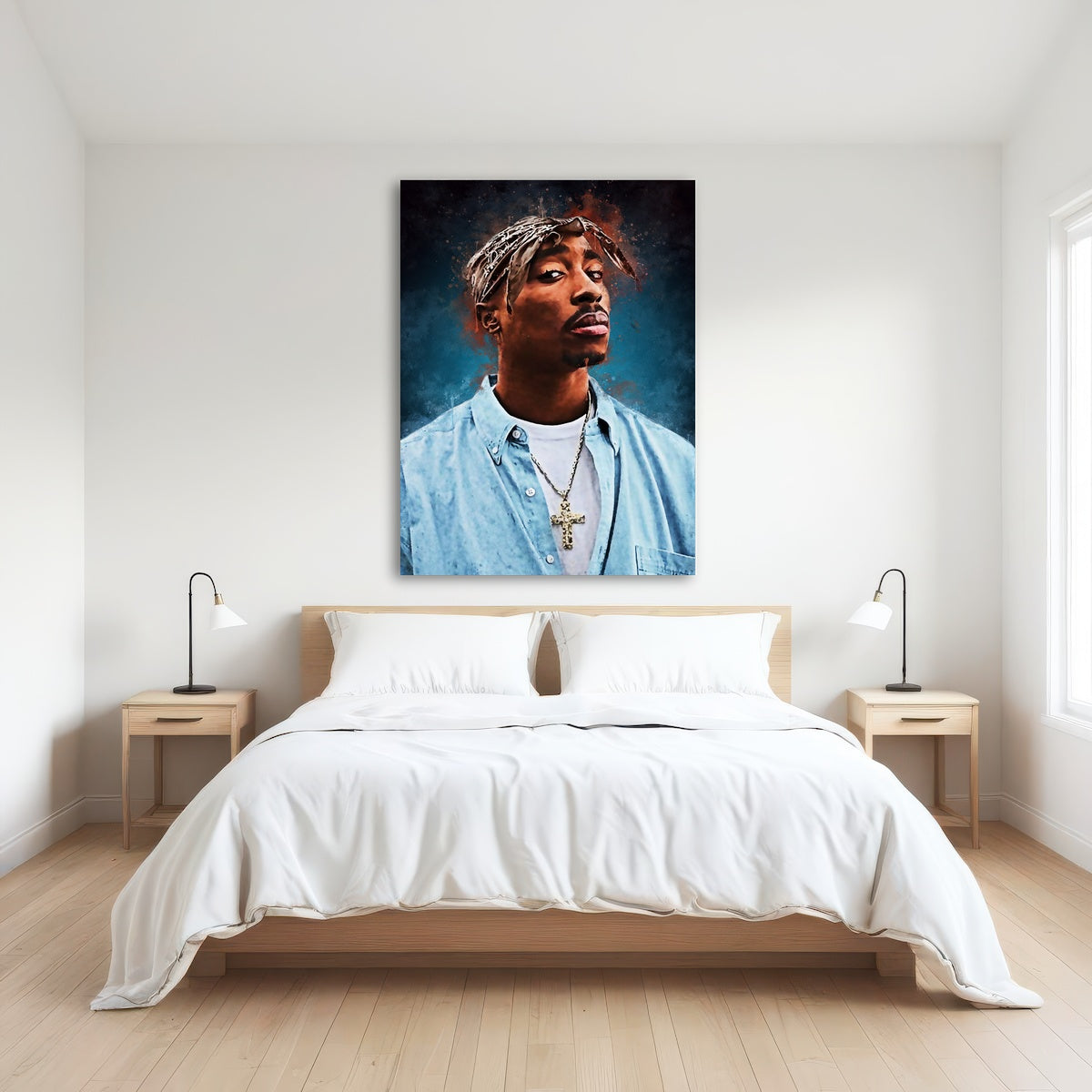 AUTO-MOCKUP ROOM | Tupac Painting