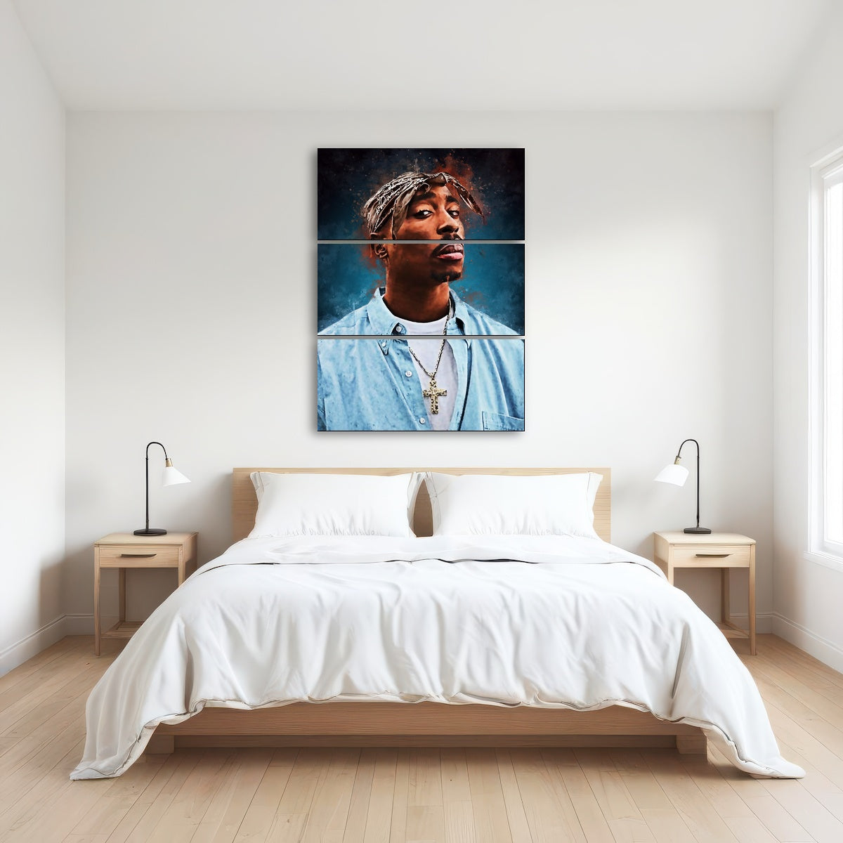 AUTO-MOCKUP ROOM | Tupac Painting