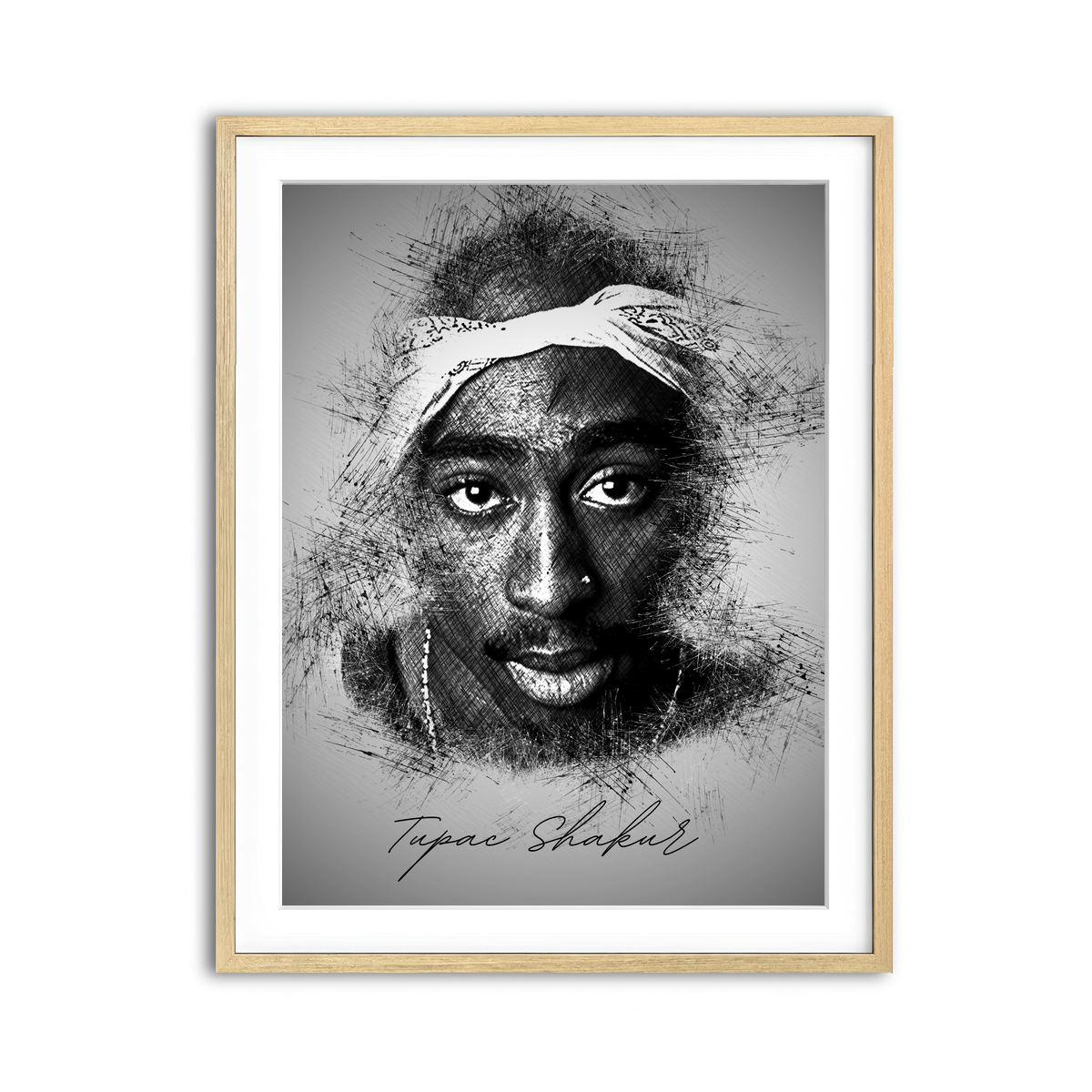 Framed Print 3x4 Natural