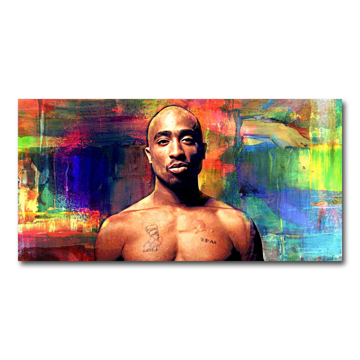 AUTO-MOCKUP WHITE | Tupac | 1 Piece | Gallery Wrap Canvas | group=2x1