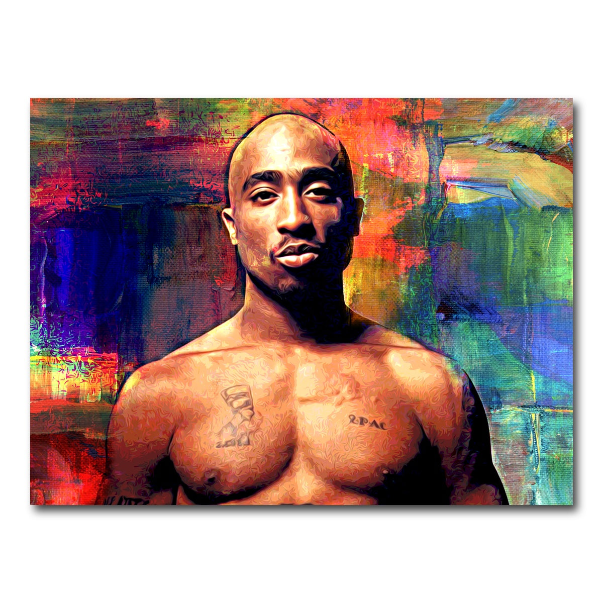 AUTO-MOCKUP WHITE | Tupac | 1 Piece | Gallery Wrap Canvas | group=4x3