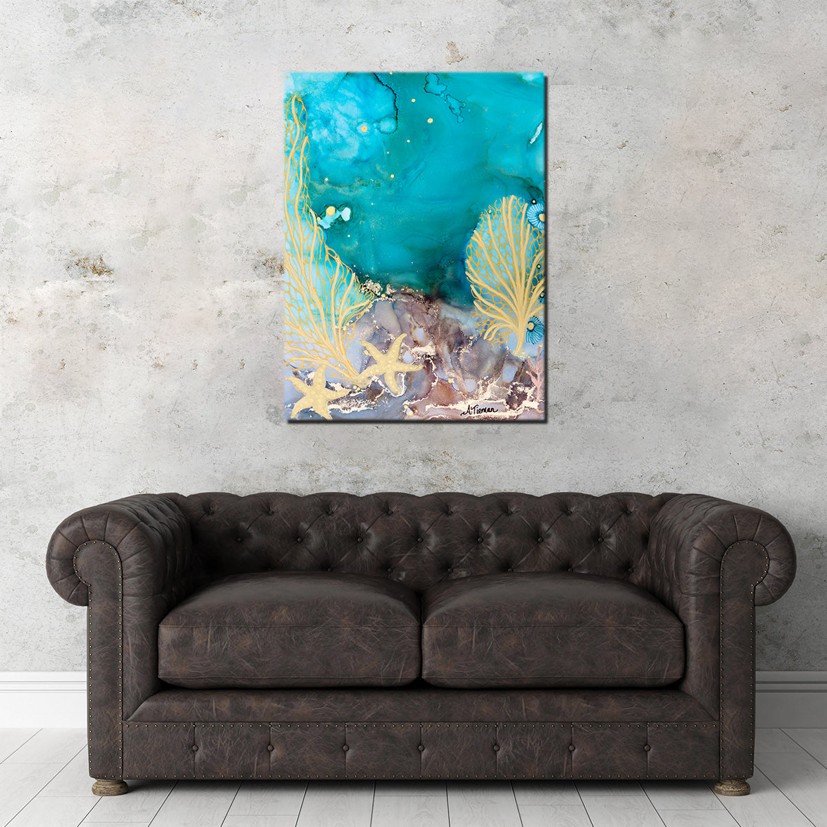 Turquoise Waters l Wall Art