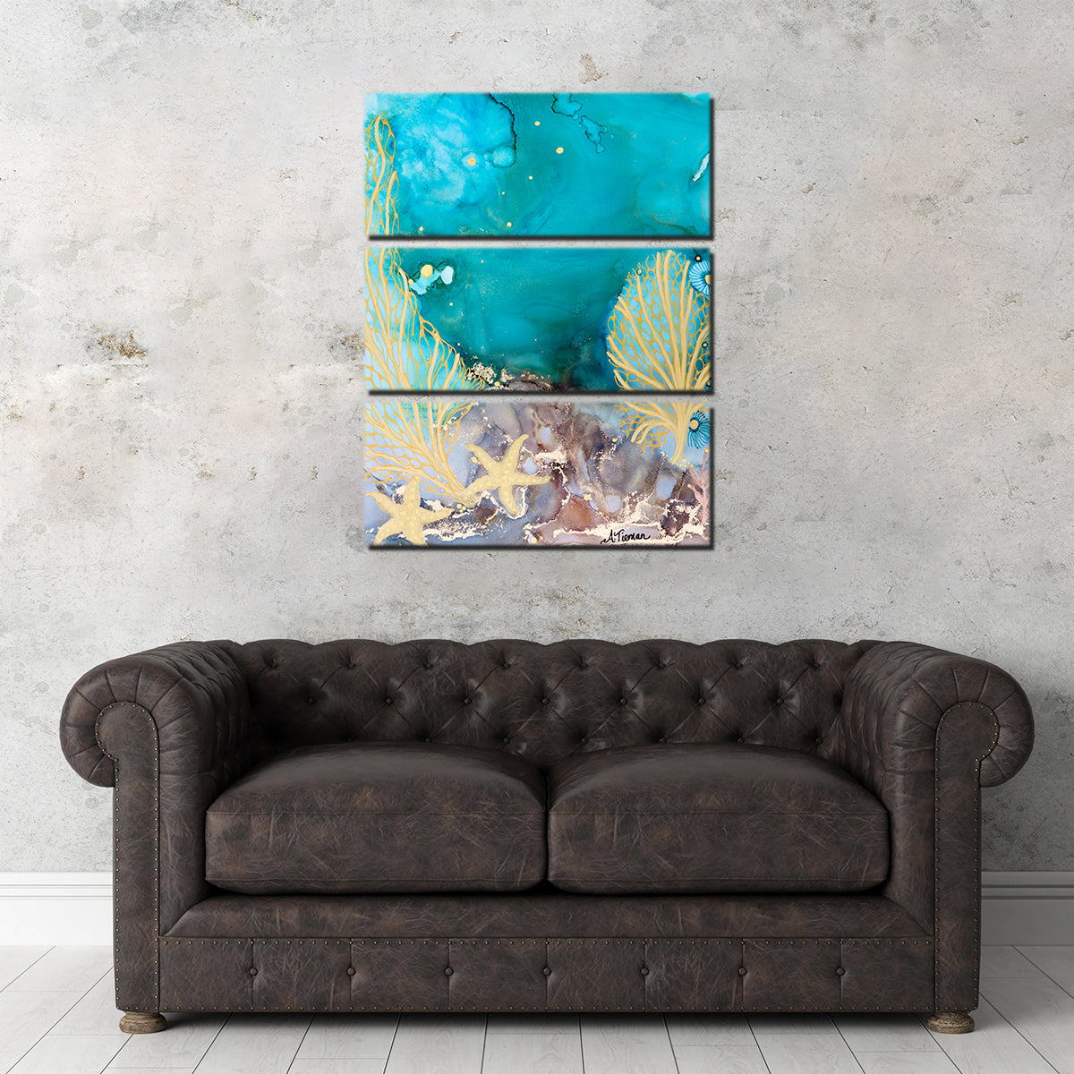 Turquoise Waters l Wall Art
