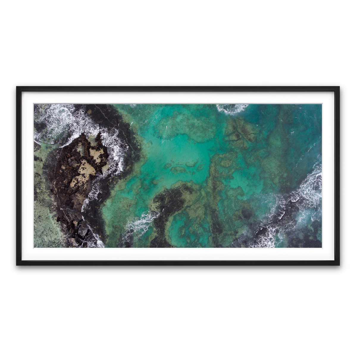 Framed Print 2x1 Black