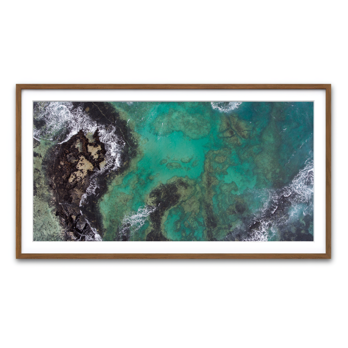 Framed Print 2x1 Walnut