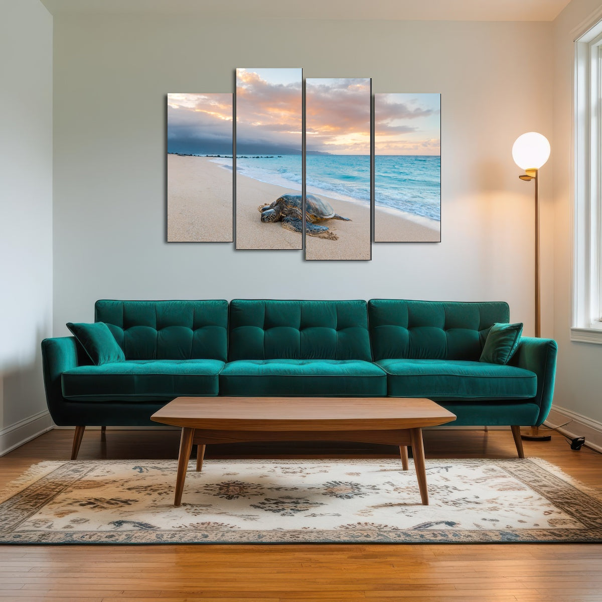 AUTO-MOCKUP ROOM | Turtle Sunset