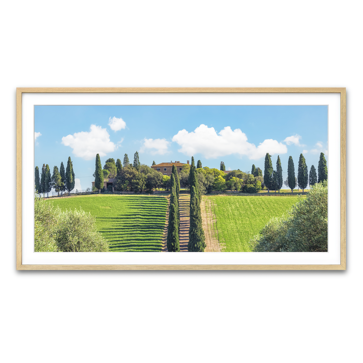 Framed Print 2x1 Natural