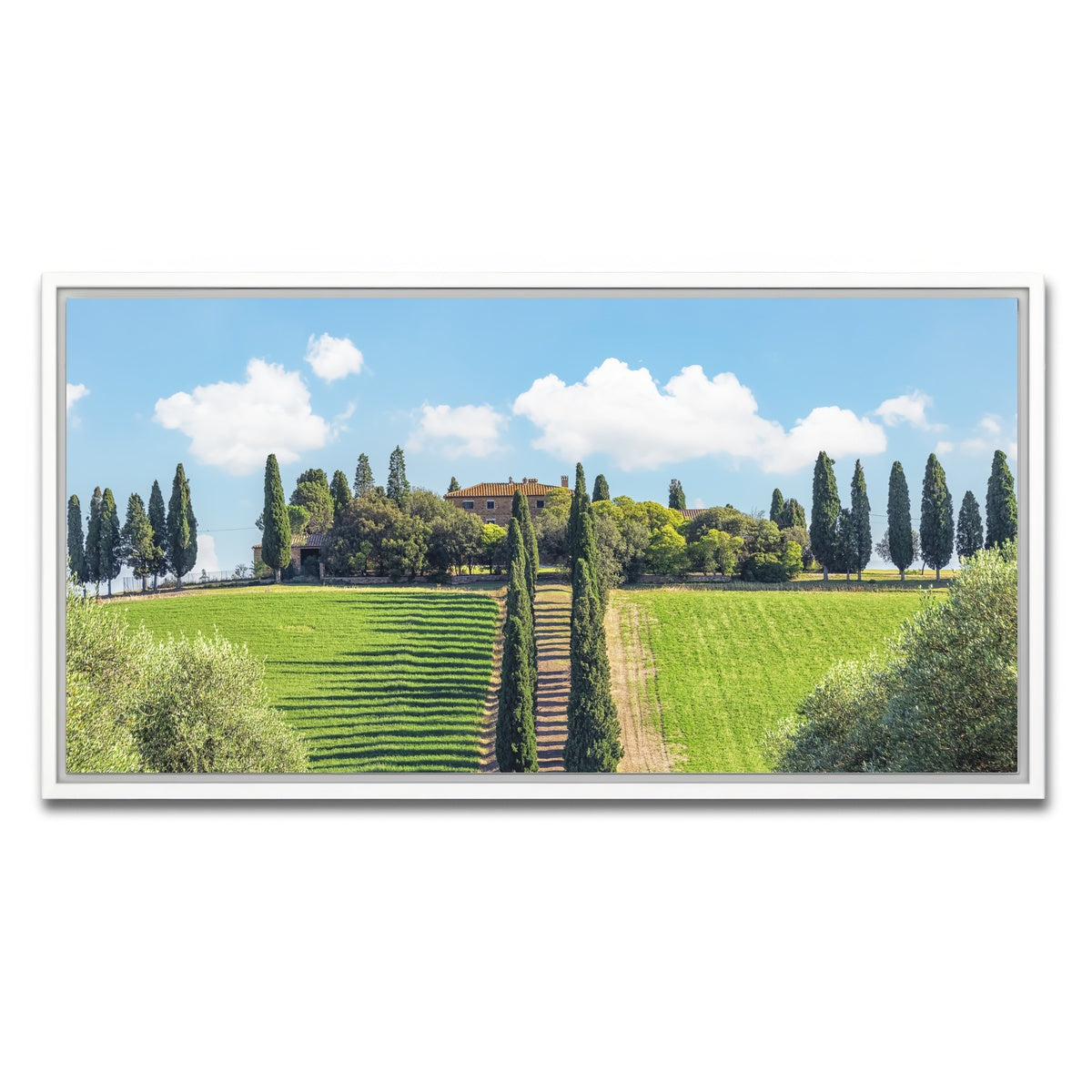 AUTO-MOCKUP WHITE | Tuscany | 1 Piece | White Framed Canvas | group=2x1