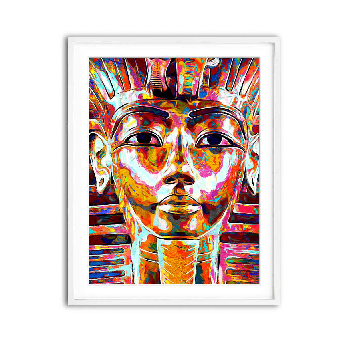 Framed Print 3x4 White