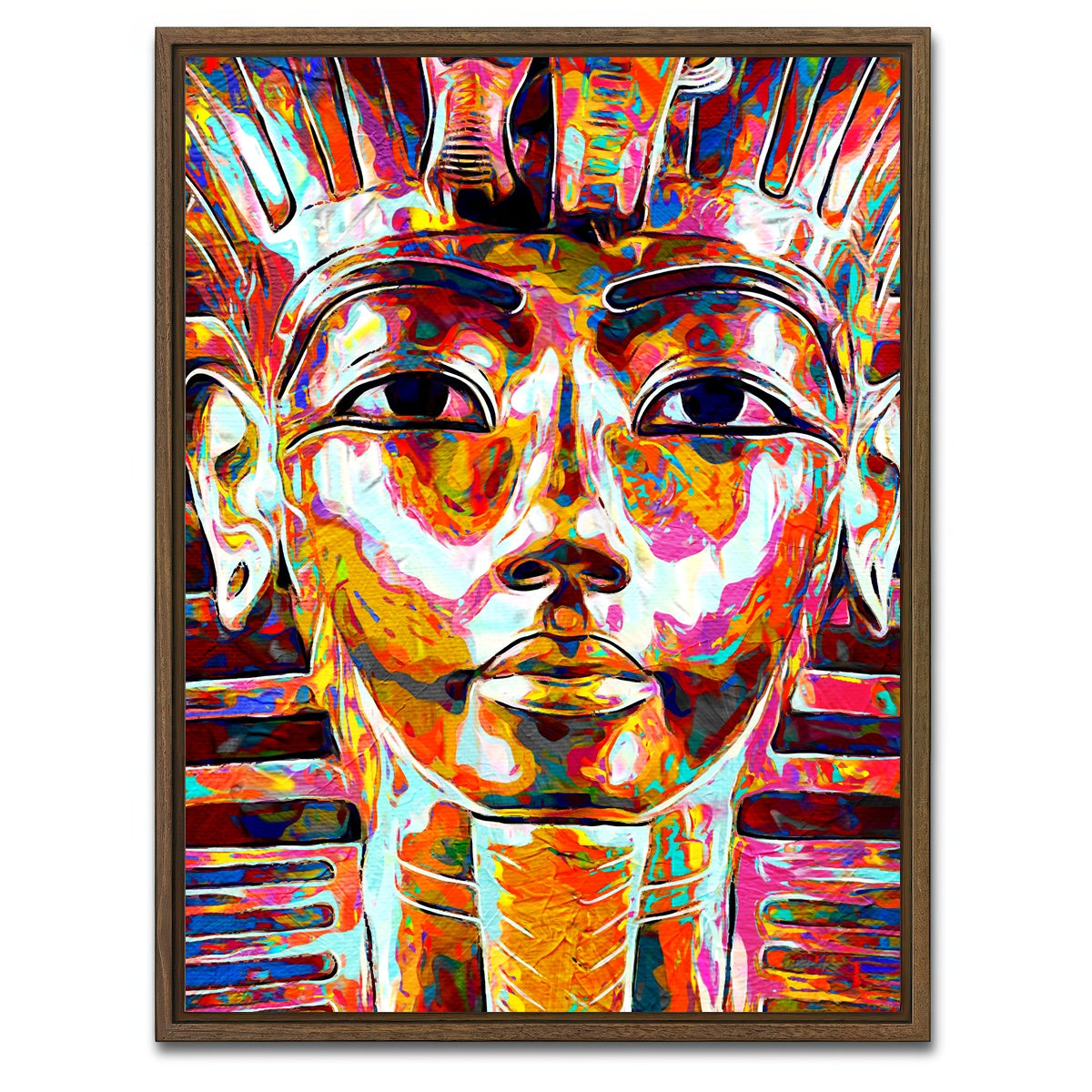 AUTO-MOCKUP WHITE | Tut | 1 Piece | Walnut Framed Canvas | group=3x4