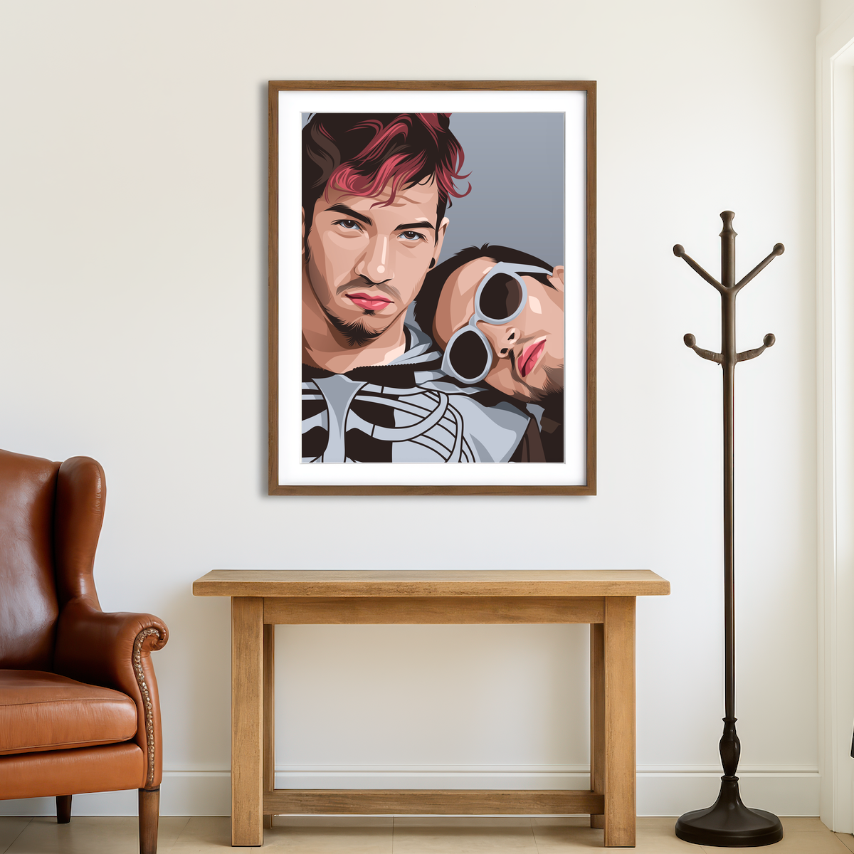 AUTO-MOCKUP ROOM | Twenty One Pilots Band Wall Art