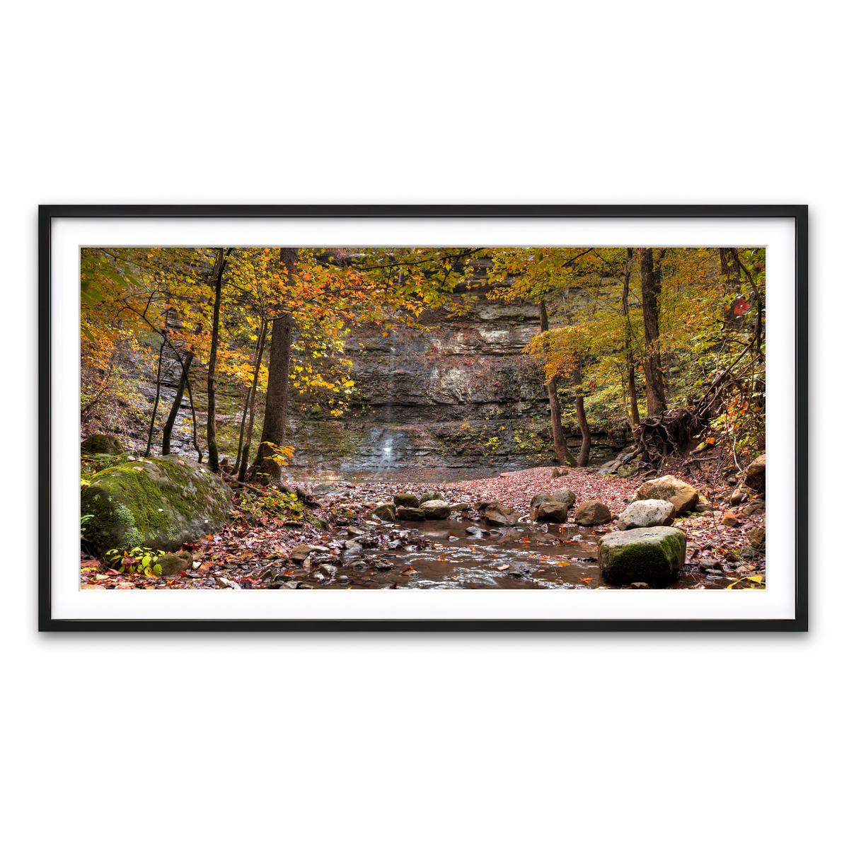 Framed Print 2x1 Black