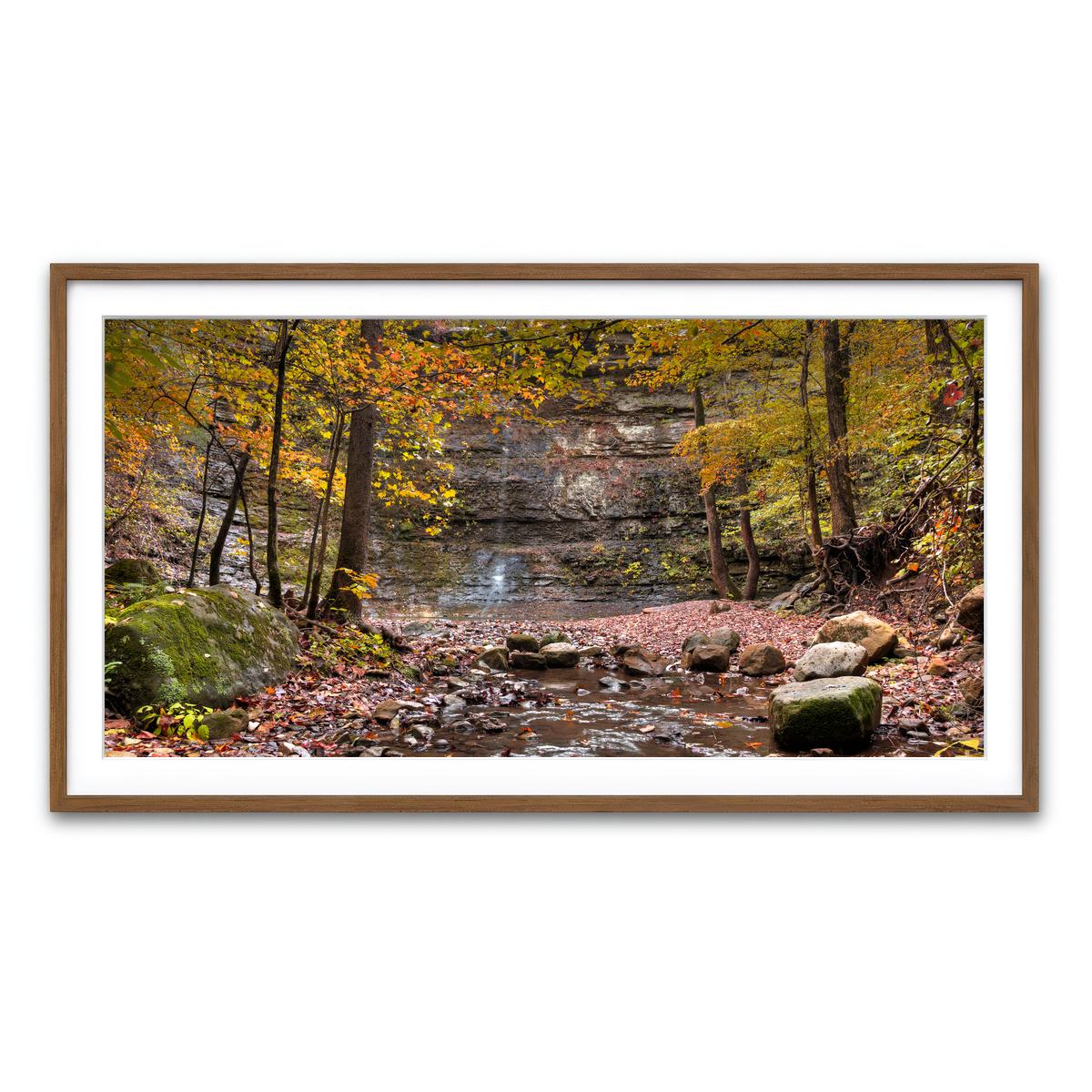 Framed Print 2x1 Walnut