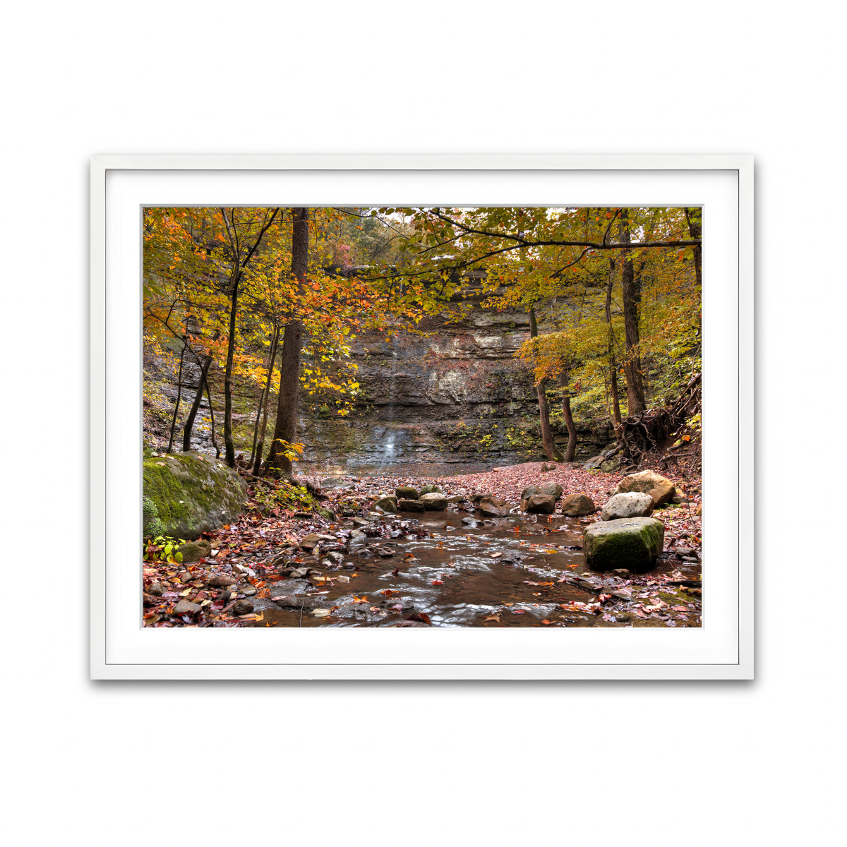 Framed Print 4x3 White