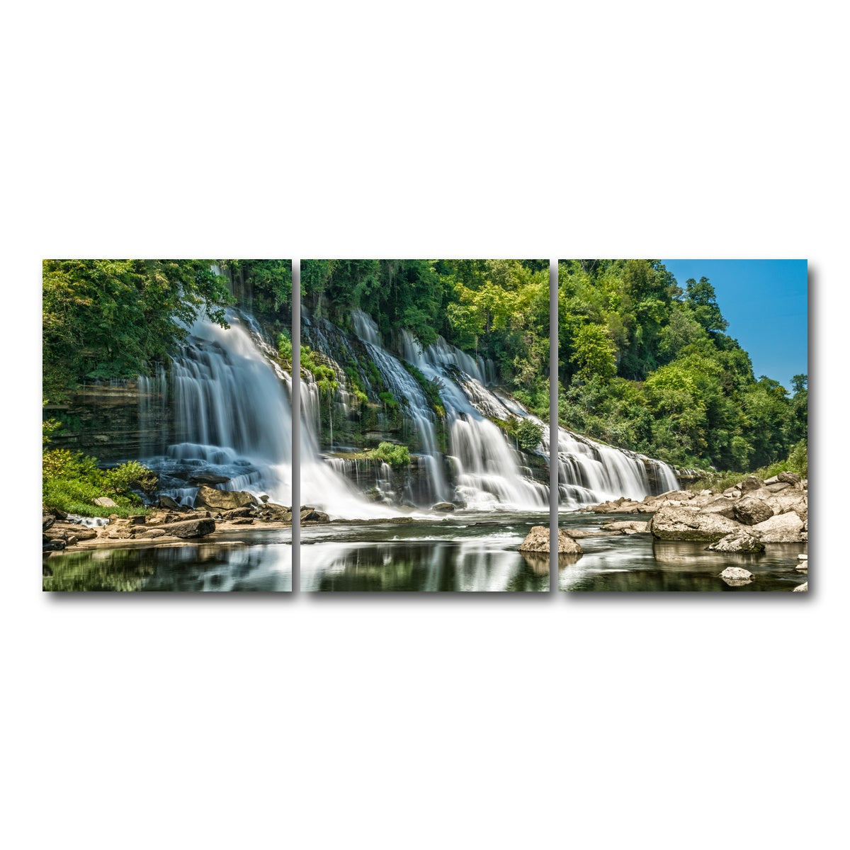 AUTO-MOCKUP WHITE | Twin Falls | 3 Piece | Gallery Wrap Canvas | group=18x24