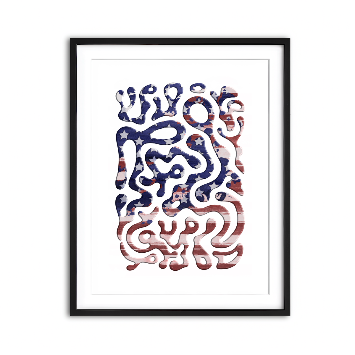 Framed Print 3x4 Black