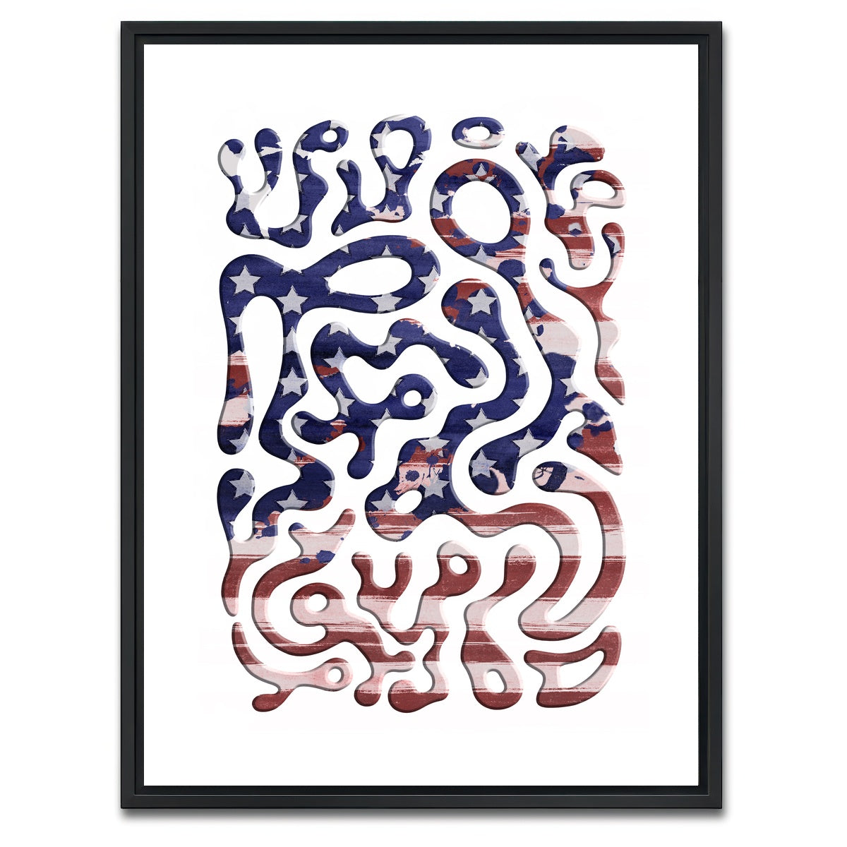 AUTO-MOCKUP WHITE | Twisted Beats No. 11.17 - Trance | 1 Piece | Black Framed Canvas | group=3x4