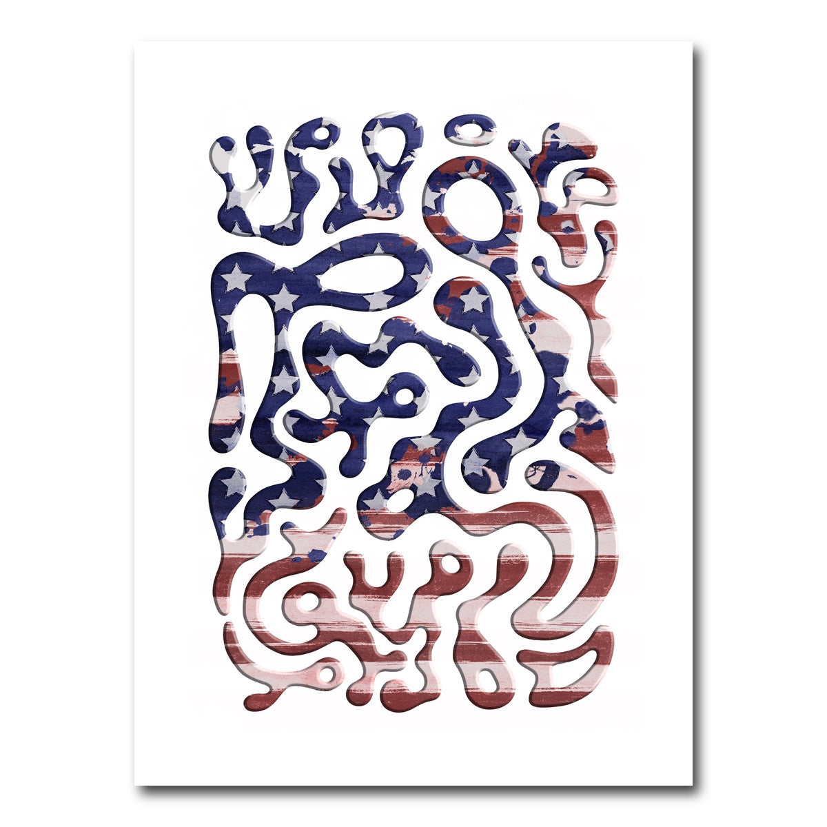 AUTO-MOCKUP WHITE | Twisted Beats No. 11.17 - Trance | 1 Piece | Gallery Wrap Canvas | group=3x4