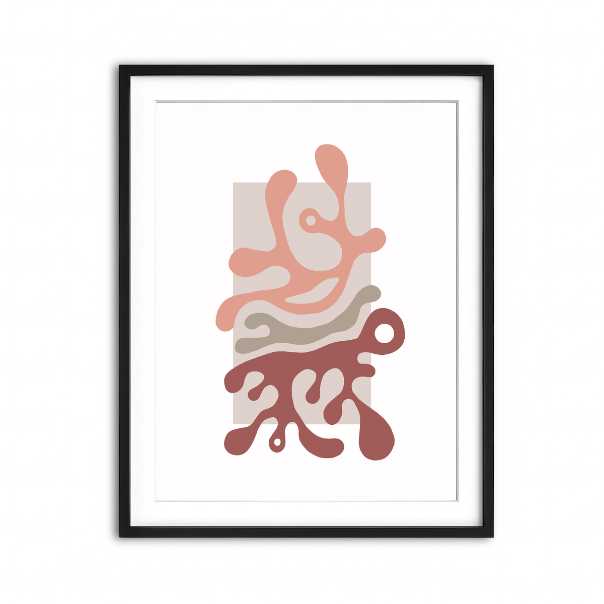 Framed Print 3x4 Black