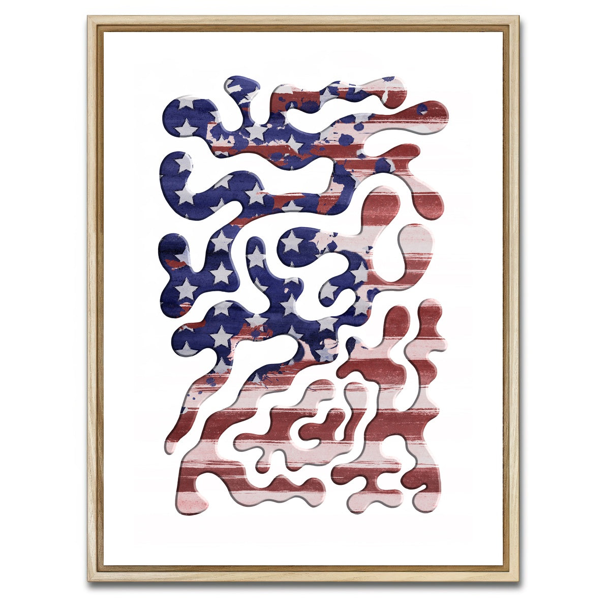 AUTO-MOCKUP WHITE | Twisted Beats No. 6.17 - Happy | 1 Piece | Natural Framed Canvas | group=3x4