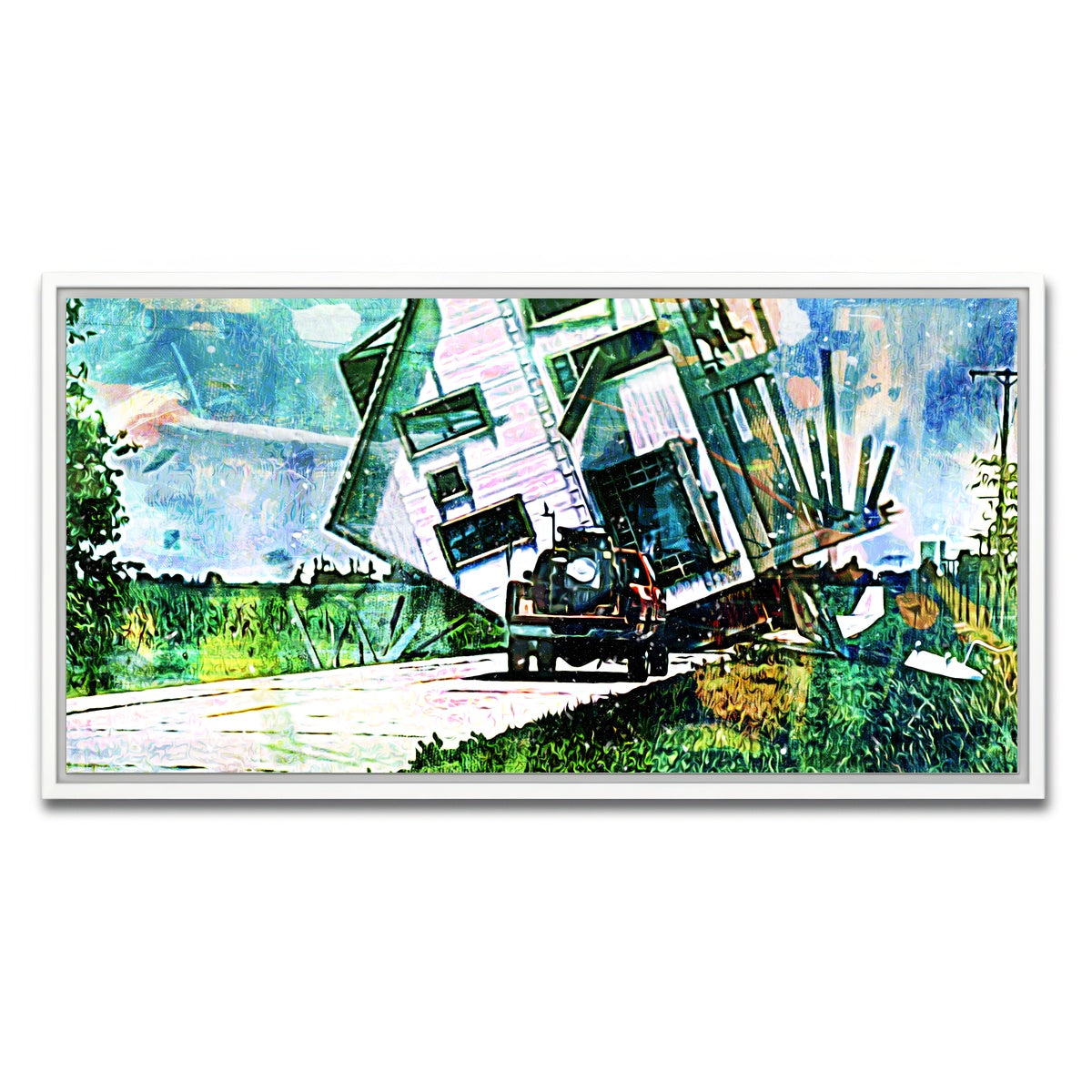 AUTO-MOCKUP WHITE | Twister | 1 Piece | White Framed Canvas | group=2x1