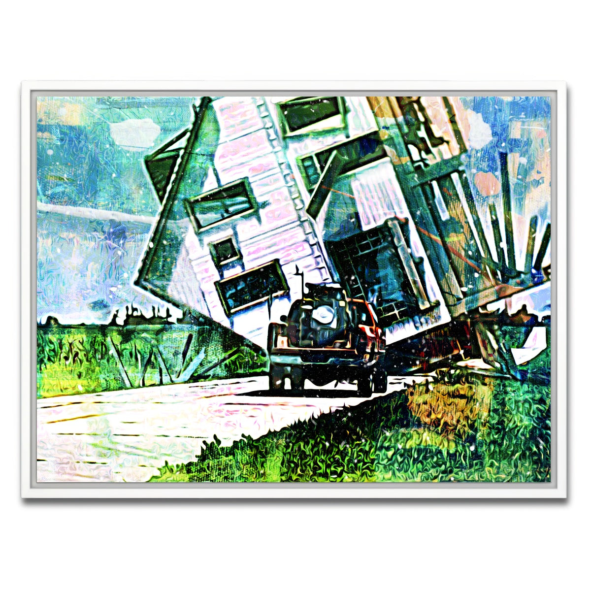 AUTO-MOCKUP WHITE | Twister | 1 Piece | White Framed Canvas | group=4x3