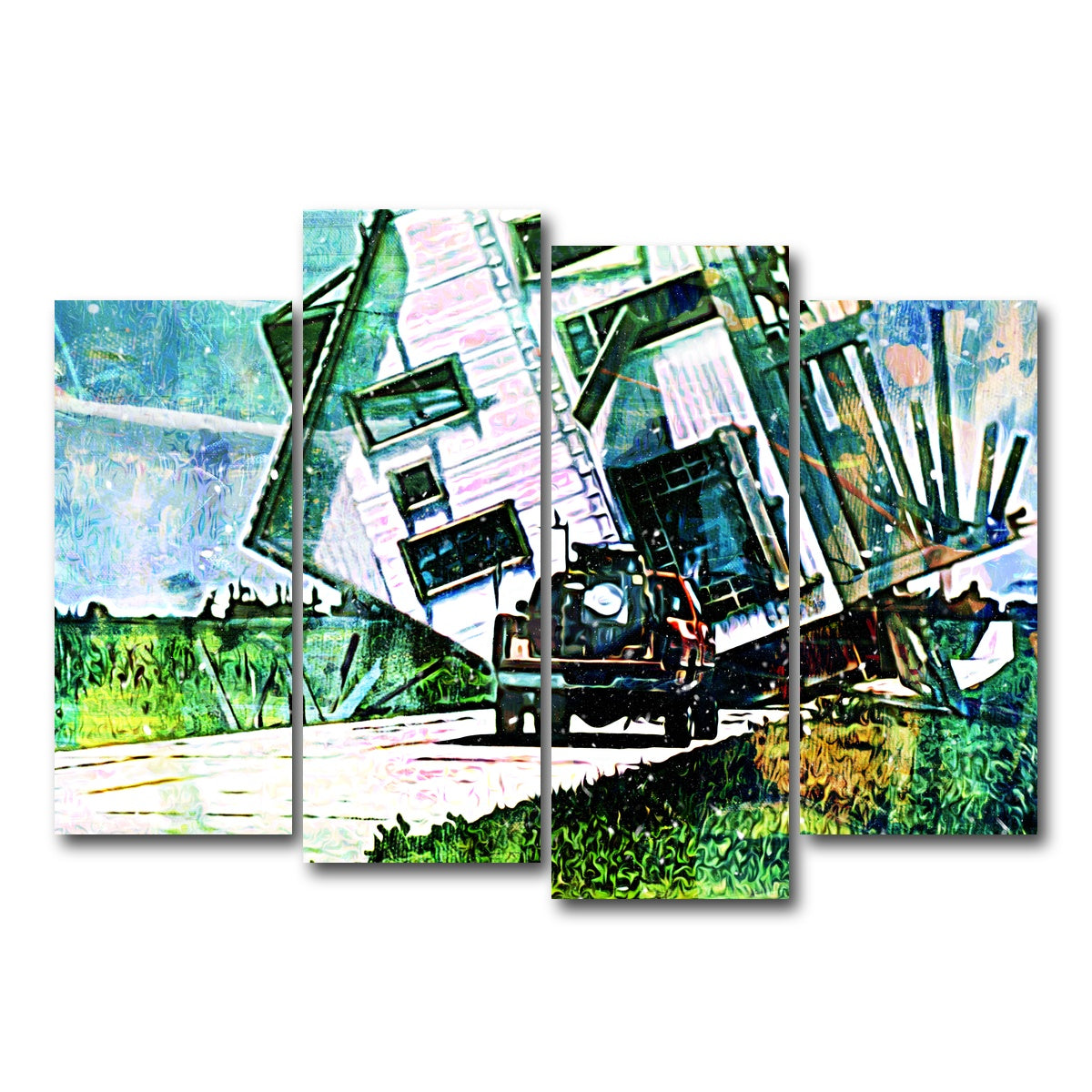 AUTO-MOCKUP WHITE | Twister | 4 Piece | Gallery Wrap Canvas | group=4_normal