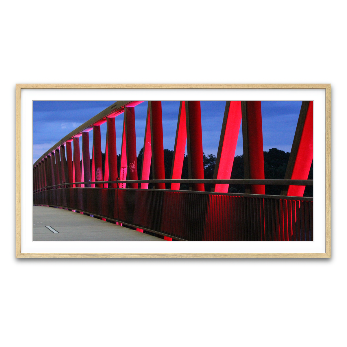 Framed Print 2x1 Natural