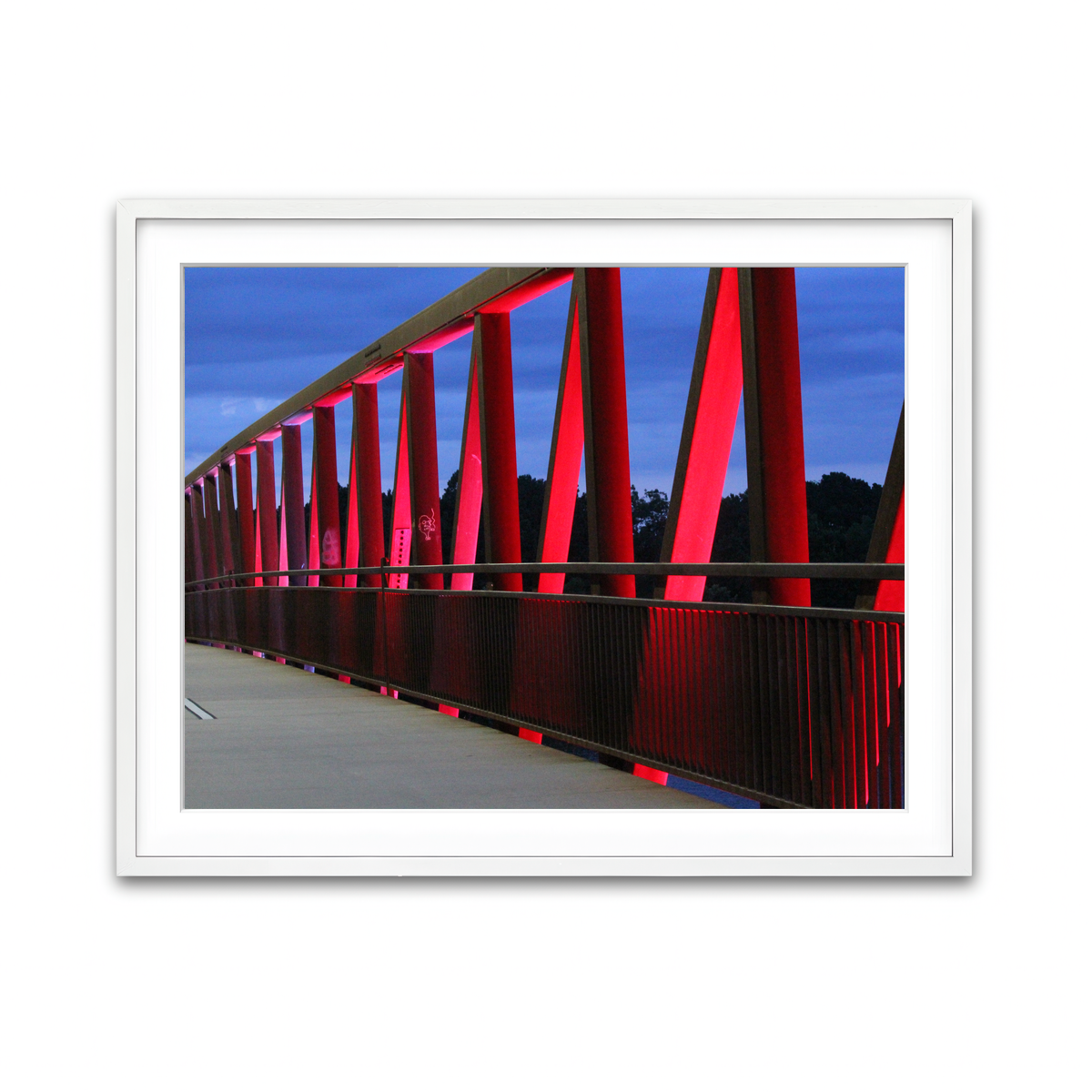 Framed Print 4x3 White