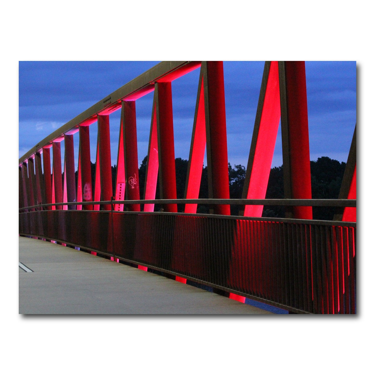 AUTO-MOCKUP WHITE | Two Rivers Park Bridge | 1 Piece | Gallery Wrap Canvas | group=4x3