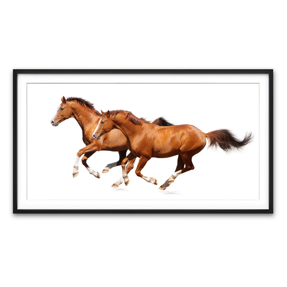 Framed Print 2x1 Black