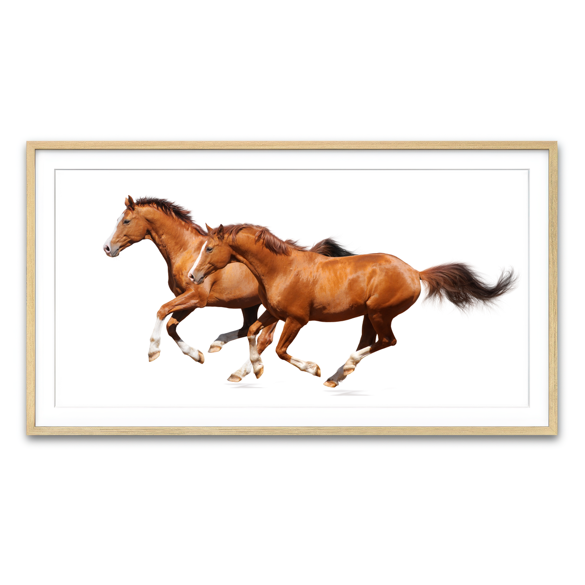 Framed Print 2x1 Natural